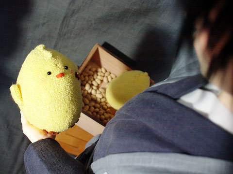 ���ǂ���ɉ���������񂾂�